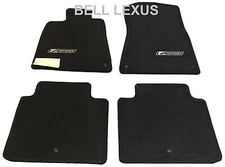 NEW LEXUS OEM FACTORY F-SPORT FLOOR MAT SET 2008-2011 GS460 BLACK RWD