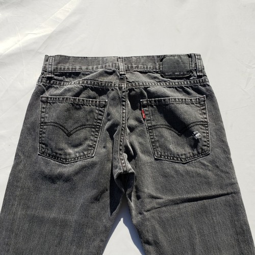 Boys Levis Size 18 Regular 29x29 Signature Slim Straight Blue Denim Jeans - Picture 5 of 9