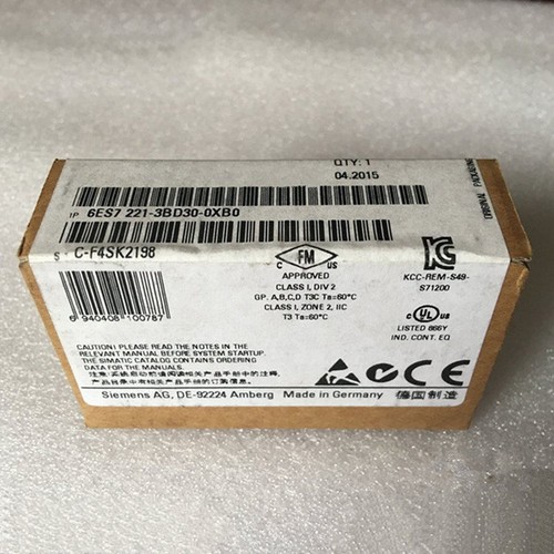 NEW SIEMENS 1PC In Box 6ES7221-3BD30-0XB0 6ES7 221-3BD30-0XB0 ship DHL - Picture 2 of 3