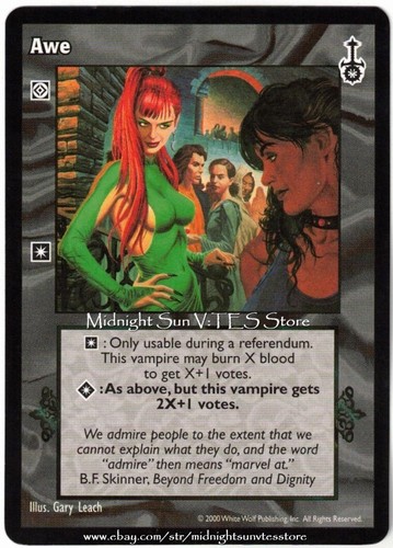 Awe Sabbat War V:TES VTES Vampire CCG - 第 1/1 張圖片