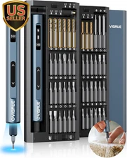 Mini Electric Screwdriver Set, 400RPM Rechargeable Precision Screwdriver with...