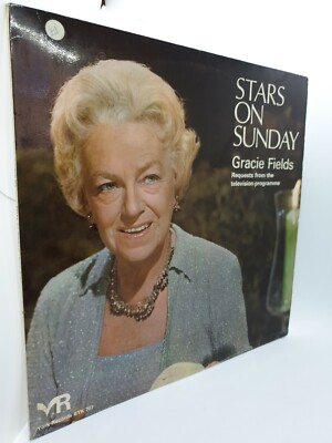 GRACIE FIELDS - Stars On Sunday LP Vinyl Record,1971 York Records BYK 707,My Way