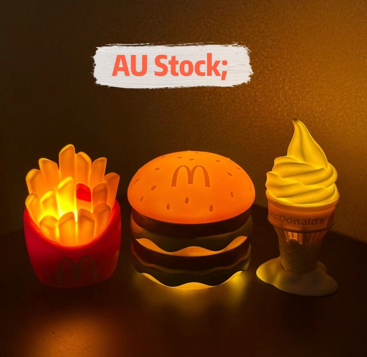 McDonald's 2024 Exclusive Big Mac, Fries & Cone Lights/Night Lamp