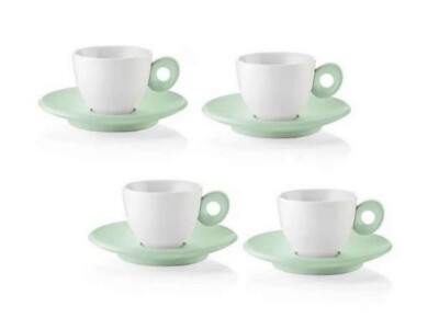 TAZZINE CAFFE' CON PIATTINO GUZZINI EVERYDAY SET 4 PZ.