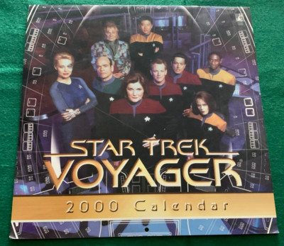 Star Trek Voyager 2000 Calendar Kate Mulgrew Jeri Ryan