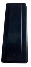 Vintage Alpha Cassette Tape Holder Carrying Case Holds 15 Black Plastic