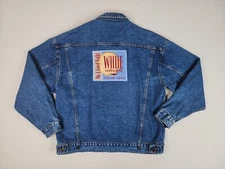 WADE HAYES 1998 On A Good Night Tour Men's Blue Denim Jean Jacket XL Butterfield