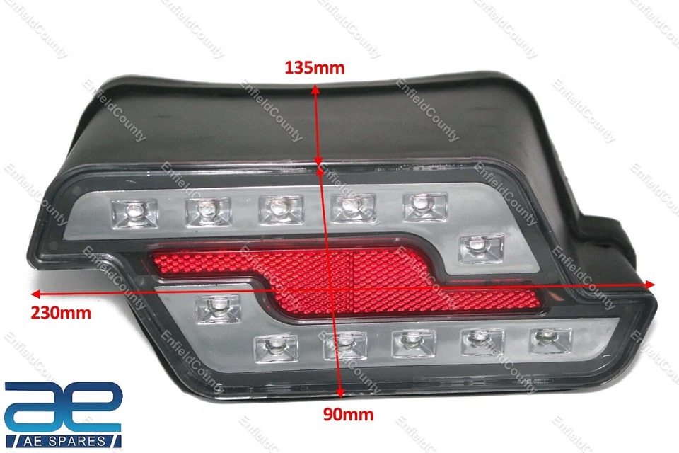Juego de luces traseras LED para tractor Ford y Farmtrac 45 50 6055 6045 nuevo - Imagen 2 de 4
