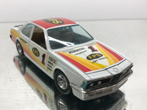 BBURAGO 0173 BMW 635CSI E24 FPS #1 EGGENBERGER -WHITE 1:24- GOOD - 290 - Picture 7 of 7