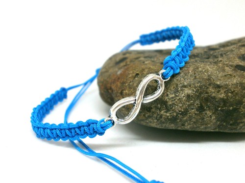 2 Pulseras " con hilo turquesa - Ajustable | eBay