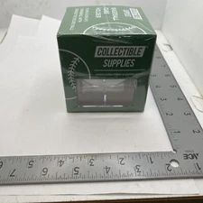 Baseball Clear Cube Holder Collectible Supplies w/cradle New 33-1129B