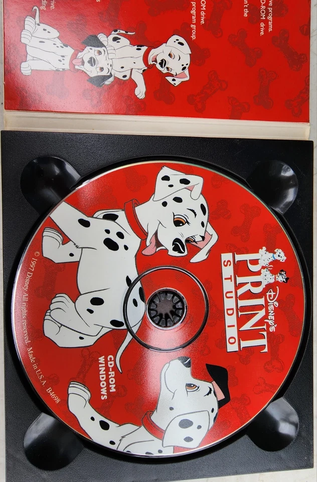 Vintage Disney 101 Dalmatians Print Studio PC 1997 - Image 4 of 4