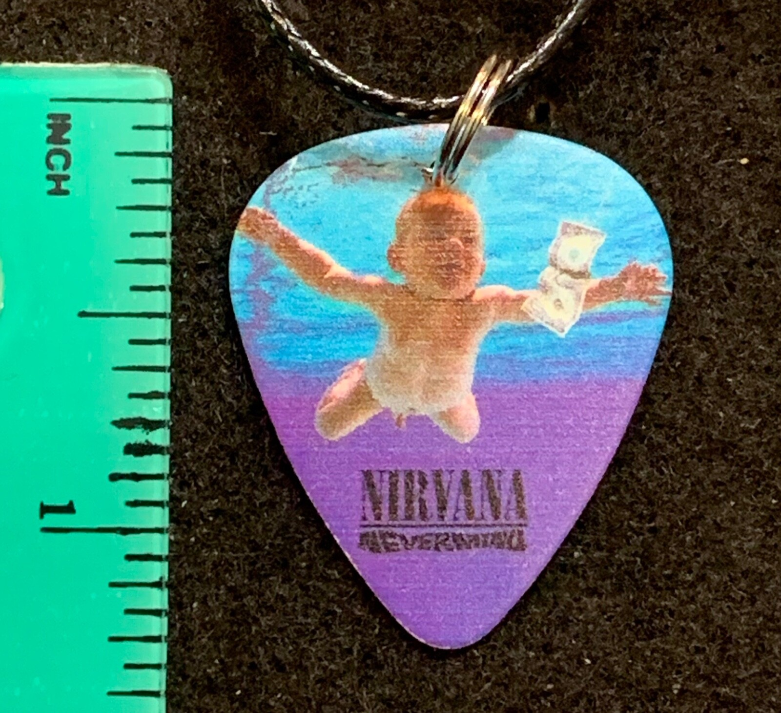 NIRVANA Guitar Pick Necklace Grunge MUSIC Kurt Cobain (D) Nevermind eBay