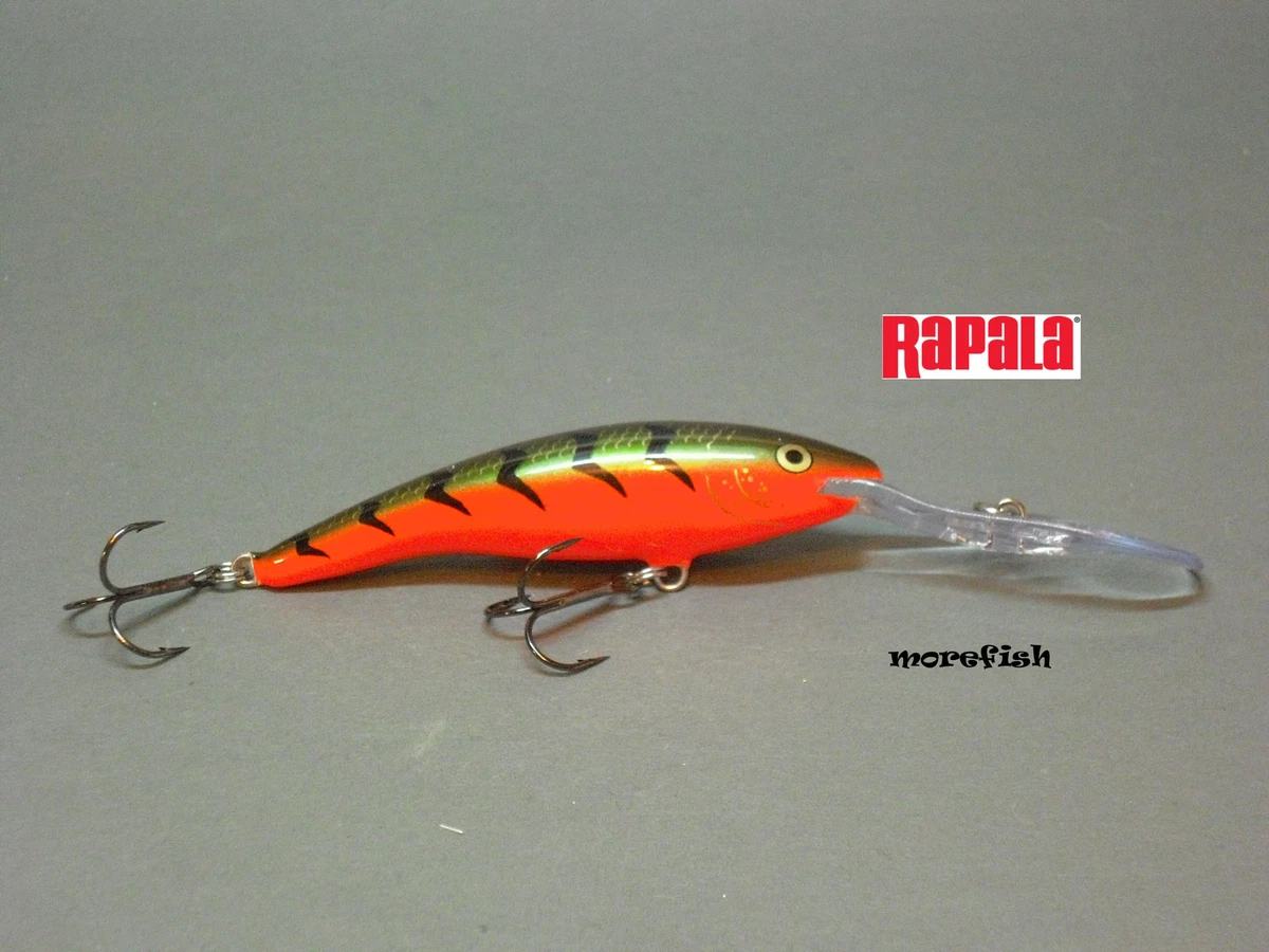 Wobbler Rapala Deep Tail Dancer 9cm/13g - Couleur Tigre Rouge (pour Brochet, Sandre, Silure)