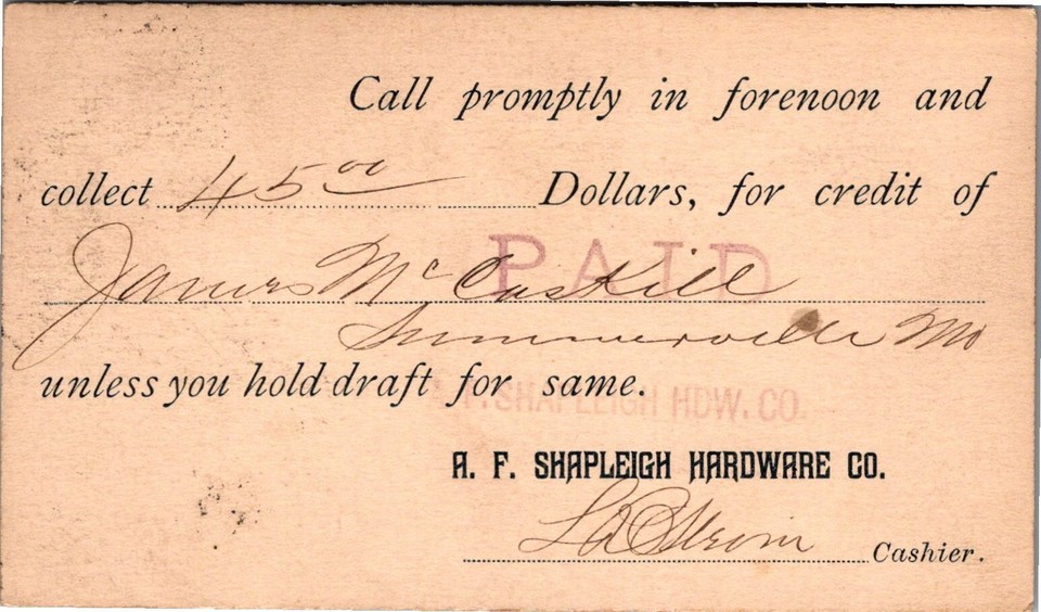 GOLDPATH US POSTAL CARD 1893, ST. LOUIS, MO CV614_P29 eBay