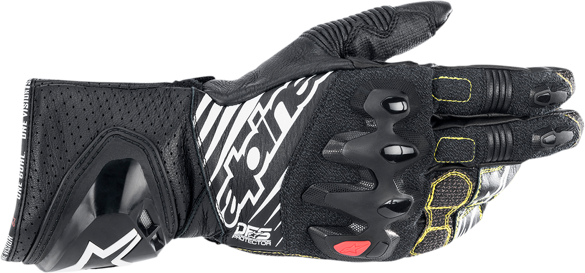 Alpinestars GP Tech v2 Gloves Large Black/White | eBay