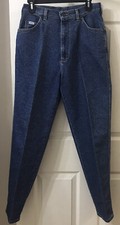 Vintage 80s Women  s Lee M.R. High Waist Denim Mom Jeans Size 12 Med  NICE 