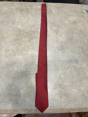 Tie and handkerchief set ( ZENALI) Texture, Red Color ￼ Slim MSRP $59.99