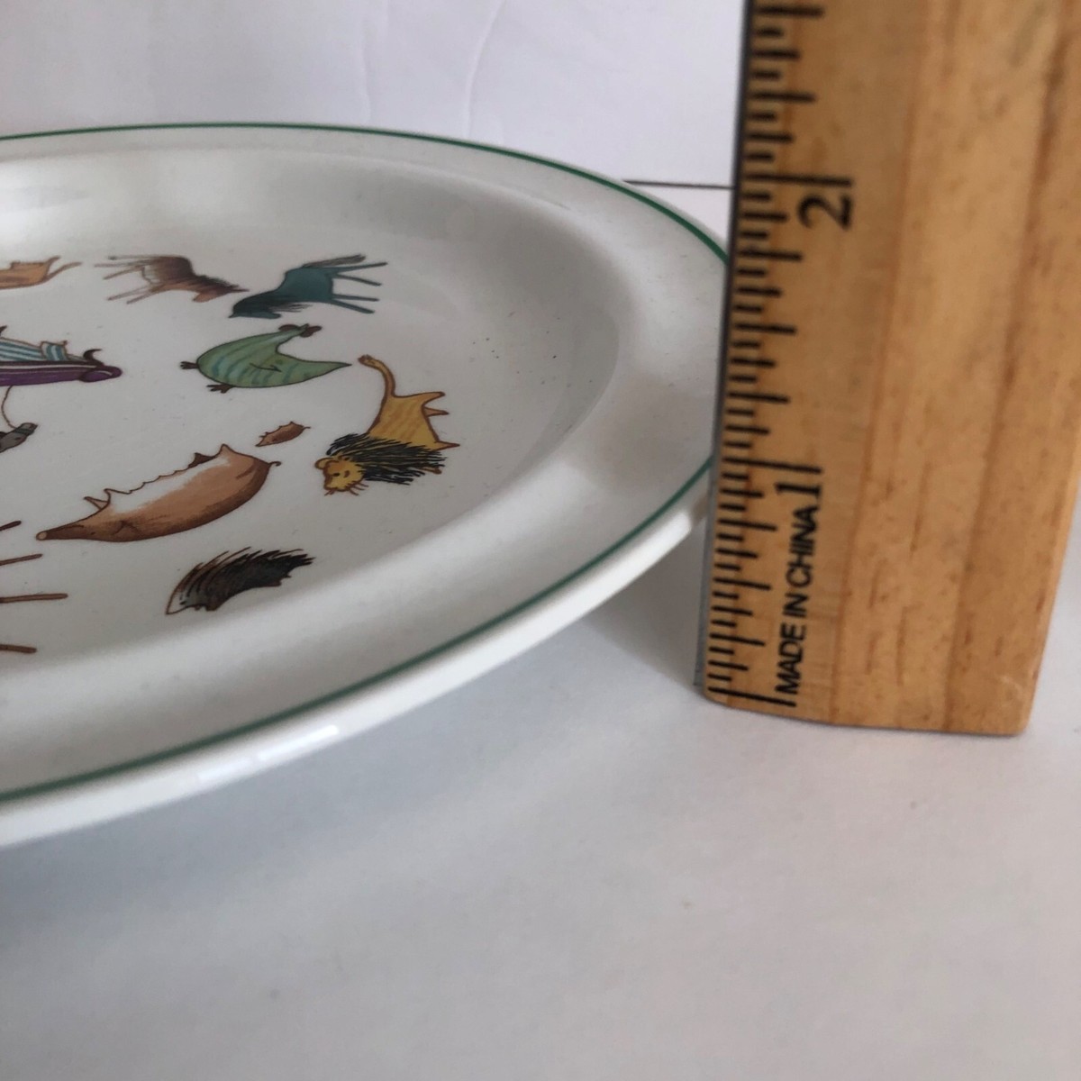 Arabia Finland Child Set Plate Cup Bowl Zoo Animals Parade