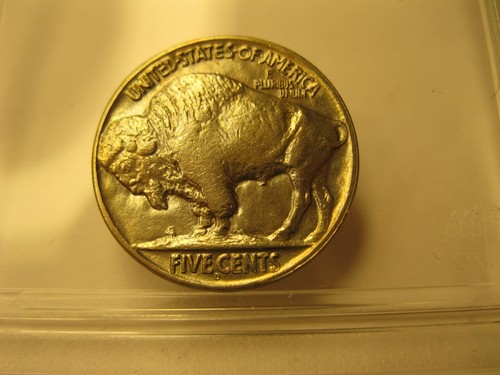 1915-D BUFFALO NICKEL! CHOICE UNCIRCULATED! FULL HORN! BETTER DATE! - Picture 3 of 4