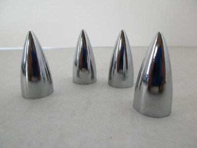 BULLET CONE VALVE STEM CAPS TIRE Car Truck Hot Rod Motor Cycle (4) PC.SET #70061