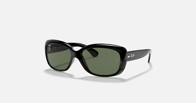Ray-Ban Jackie Ohh Black/Dark Green 58 mm Women's Sunglasses