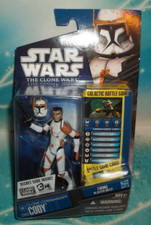 STAR WARS CLONE WARS SERIES  03 BLUE CARD COMMANDER CODY FIGURE