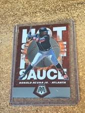 2021 Panini Mosaic Baseball Hot Sauce # HS6 Ronald Acuna Jr.