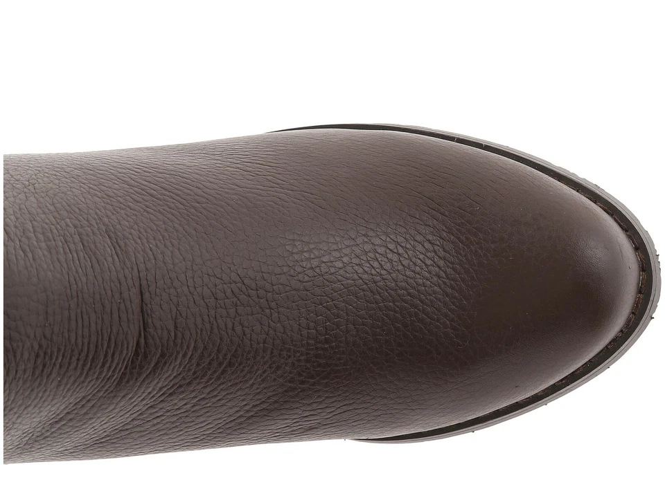 74% OFF NEW Womens RSVP Belmont Wide Calf Chocolate Tumbled Riding Boots $149 - Imagem 2 de 4