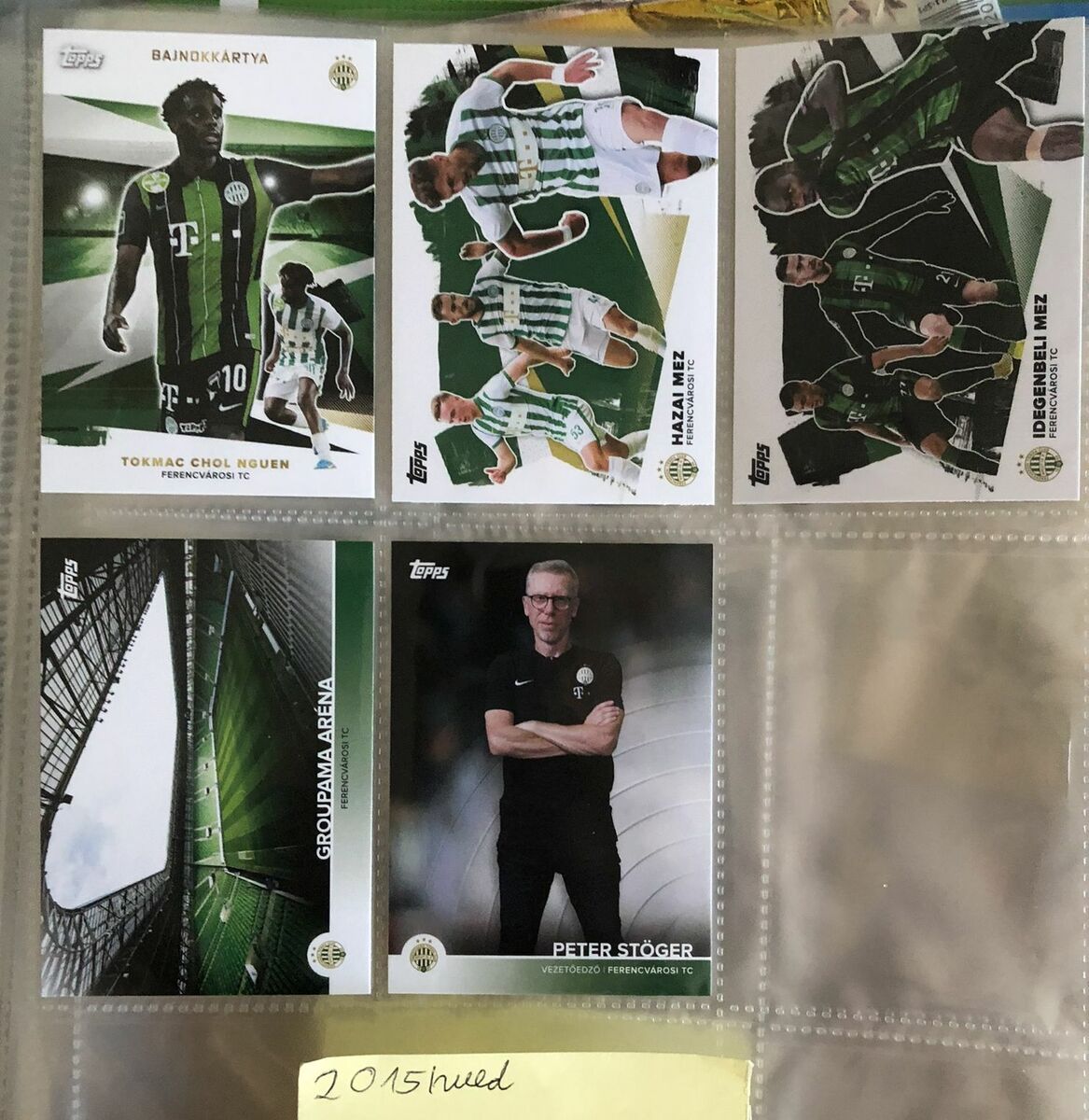 Topps Official Team set 2021/22: 50 Exclusive Cards Ferencvarosi