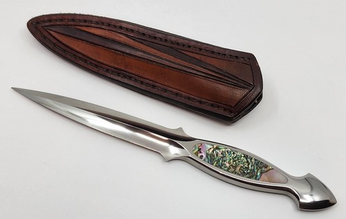 Rare OOS Billy Mace Imel Small Integral Dagger Abalone Inlay