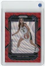 2023 Panini Prizm WNBA Abby Meyers #143 Ruby Wave Prizm (RC) WASHINGTON MYSTICS