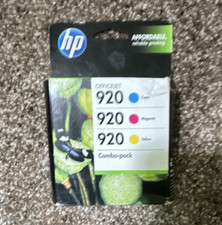 HP 920 OfficeJet Combo Pack Inkjet Ink Cartridges Cyan/Magenta/Yellow Expired