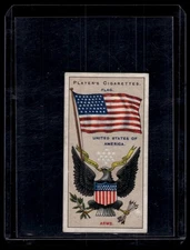 1912 John Player's Countries Arms & Flags Tobacco United States of America USA