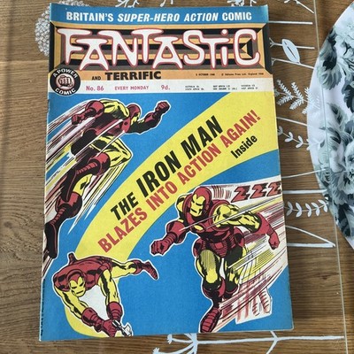 Fantastic Issue No. 86 (1968) Vintage Power Comic Weekly, Rare Marvel US reprint