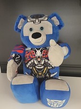 Autobot EUC 17  Build A Bear Optimus Prime Transformers Plush Stuffed Arms Move