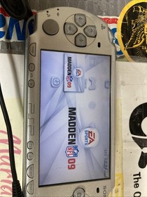 Sony PSP 3001 Playstation Portable Silver Console UNTESTED