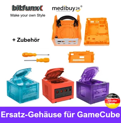 BITFUNX Ersatz Gehäuse Shell Case für Nintendo Gamecube NGC GC Cover Replacment 📦