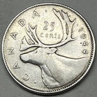 1944 Canada 25 Cents Quarter. A Very Crisp Clear Example !!