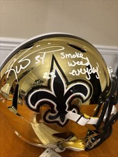 Ricky Williams New Orleans Saints Chrome Full Size Replica Helmet W/Inscription