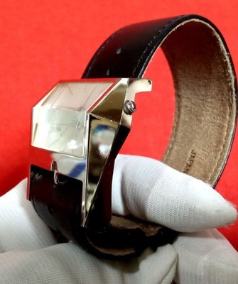 Jean Paul Gaultier Watch Quartz Unique Strap Design Leather