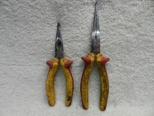 Lot of 2 WIHA Professional Electric Insulated Needle Nose Pliers 1000V