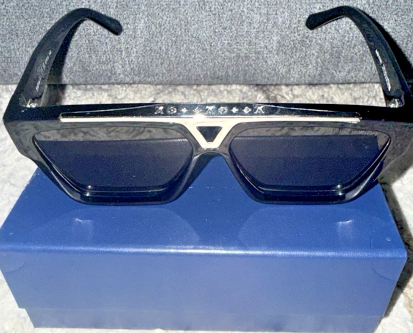 Louis Vuitton Silver Sunglasses for Men for sale | eBay