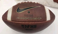 Nike Vapor One Championship Official Leather Game Football Nfhs PREPPED & MUDDED
