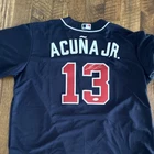 Nike Acuña Jr. Atlanta Braves MLB Baseball Jersey Autographed Original JSA