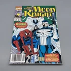 Vintage 1990 Marvel Marc Spector Moon Knight #19 Comic Spider-Man Punisher