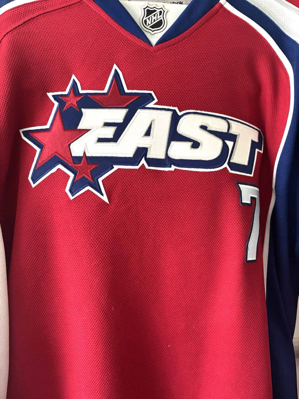 Reebok NHL Jeff Carter #7 All-Star Jersey Size Large Phila Flyers Montreal 2009