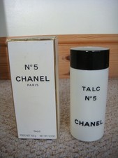 Boxed Vintage Chanel No 5 Talc 150g Lot 2