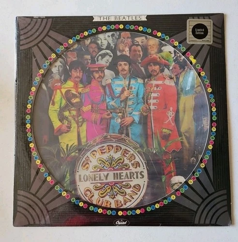 The Beatles Sgt. Pepper's Lonely Hearts Club Band Ltd Picture Disc Sealed Vinyl
