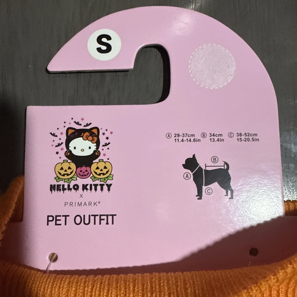 NUEVO SANRIO X Primark Hello Kitty & Friends Halloween/Otoño Mascota Conjunto Foto 3 de 4